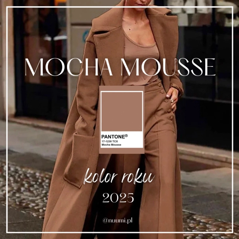 To jest kolor roku 2025: mocha mousse w modzie