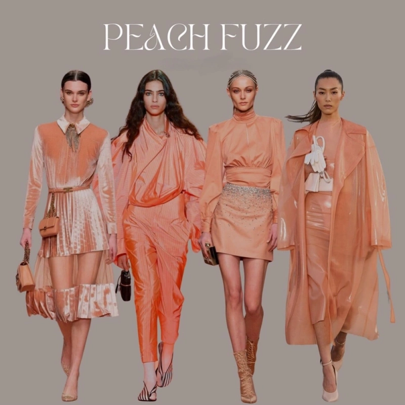 Peach Fuzz - kolor roku 2024 w modzie!