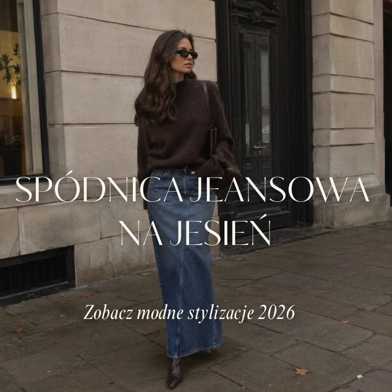 Spódnica jeansowa na jesień 2026 - jak ją nosić? Modne stylizacje z midi i maxi